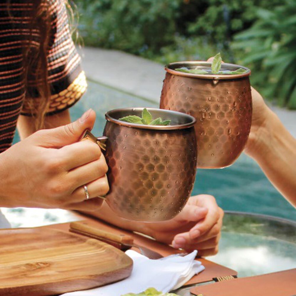 Mug Vaso Cobre Wayu 600ml Tragos Coctel Cocina image number 3.0