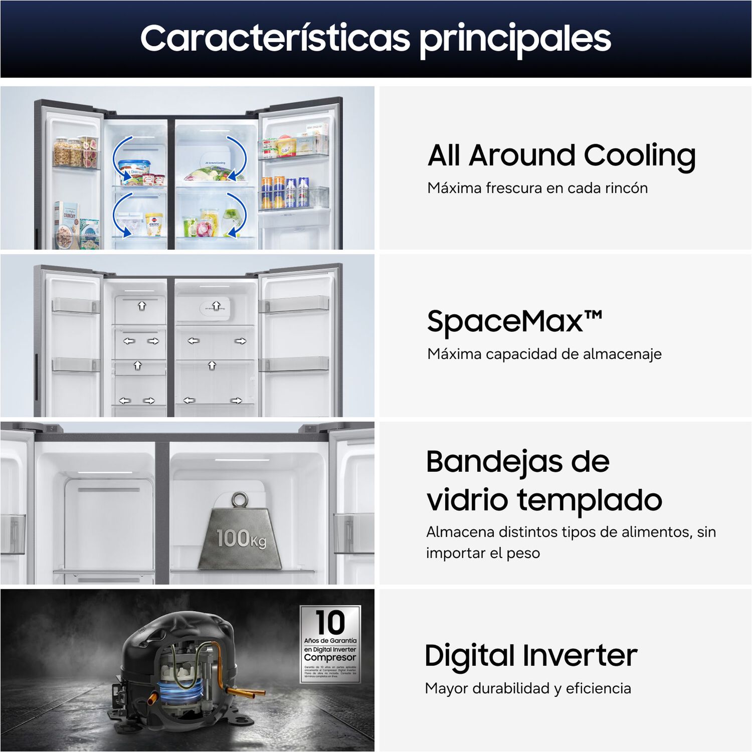 Refrigerador Side By Side 529 Litros Con Spacemax&trade; image number 4.0
