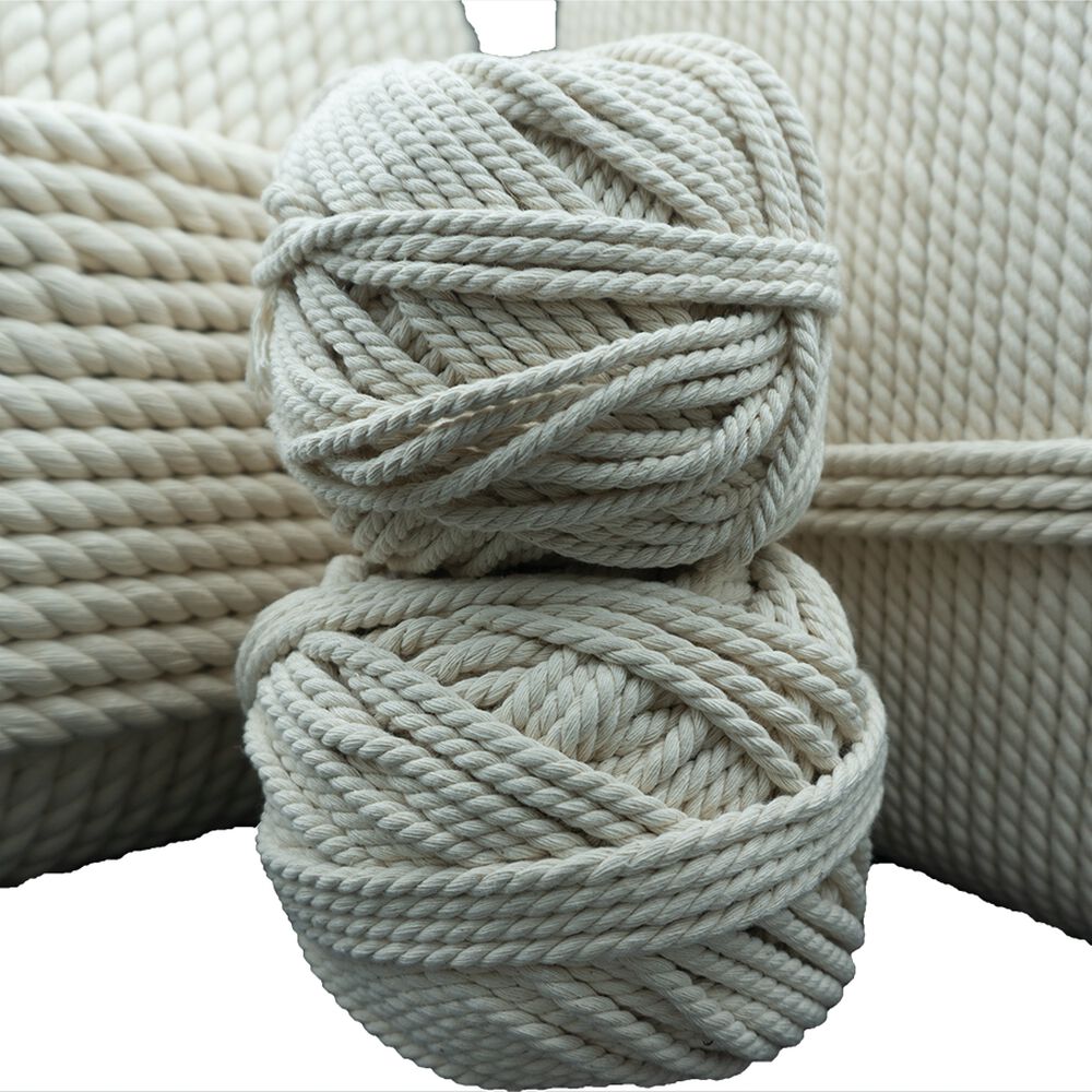 Algodón Torcido 3mm 75m Aprox Para Macramé Cuerda/cordon image number 0.0