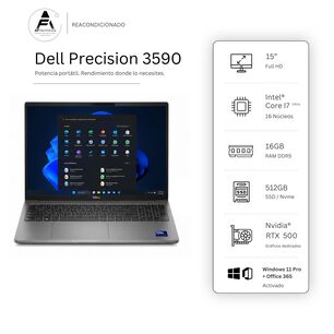 Notebook Dell 3590 Ultra 7 Npu/ai Boost 16gb 512gb Edici&oacute;n Exclusiva Win Office Reacondicionado