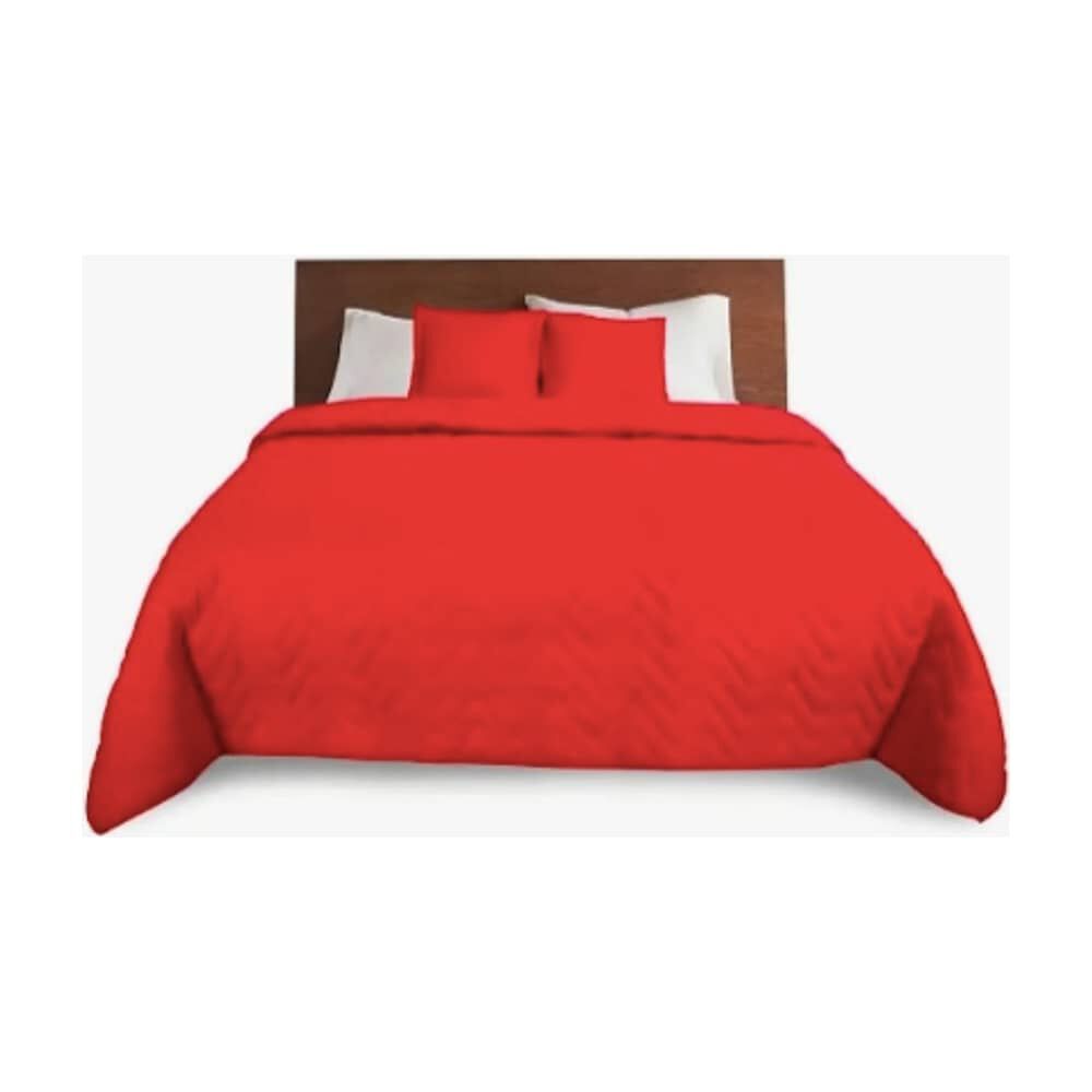 Cubrecama Quilt Rojo De Verano 2 Plazas image number 1.0