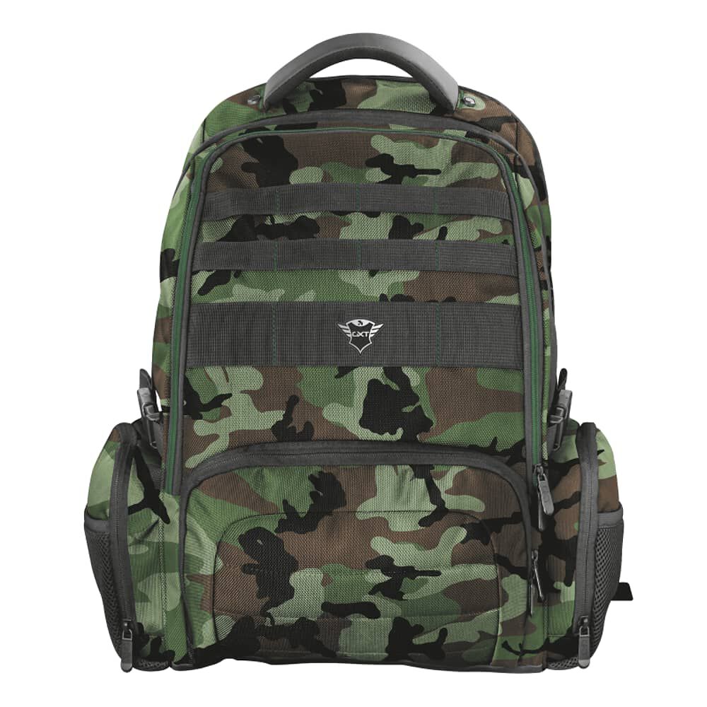 Mochila Gamer Trust Gxt 1250c Xl Kamo Military Reforzada 23868 image number 0.0