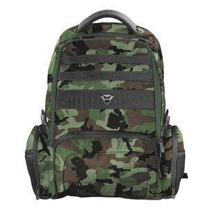 Mochila Gamer Trust Gxt 1250c Xl Kamo Military Reforzada 23868