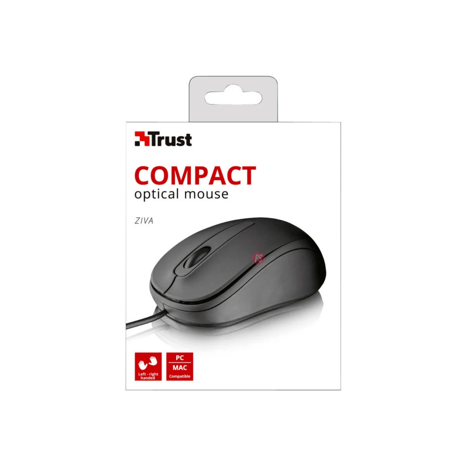 Mouse &Oacute;ptico Compacto Ziva 3 Botones - Ps image number 3.0