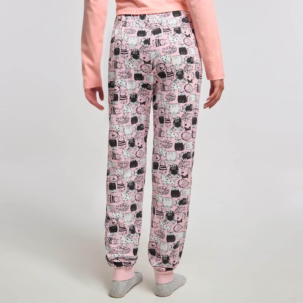 Pantalón De Pijama Estampado Mujer Freedom image number 3.0