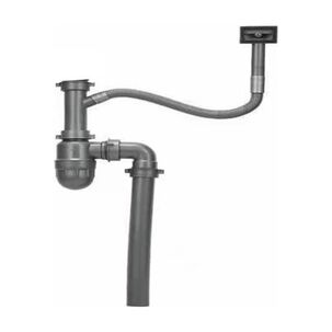 Lavaplatos Sobreponer 800x500 Derecho Con Desag&uuml;e Y Sif&oacute;n