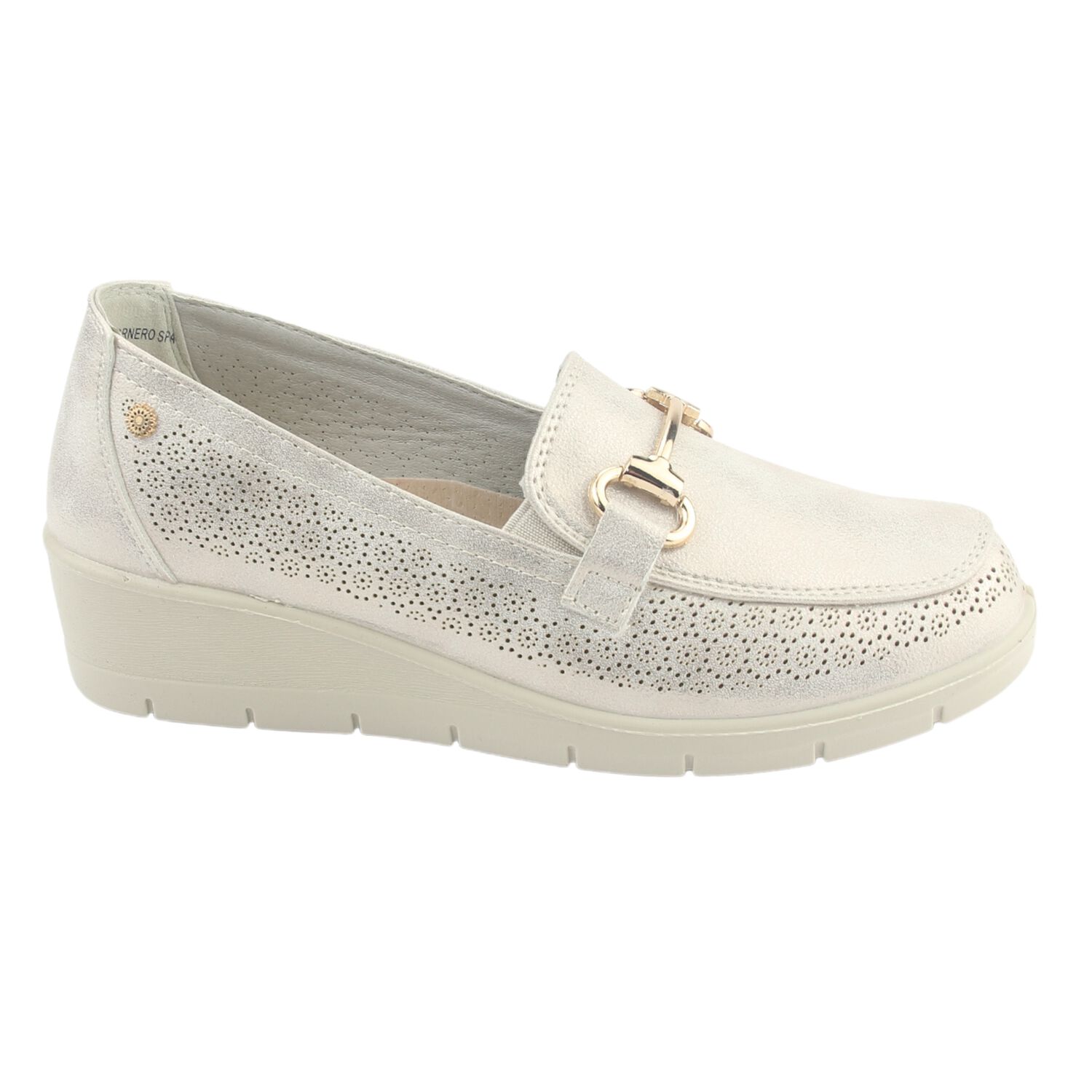Mocasin Chalada Mujer Cona-2 Dorado Casual image number 0.0