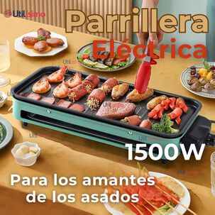 Asador Parrillera Eléctrico Doble Nivel 1500w Churrasquera Portátil