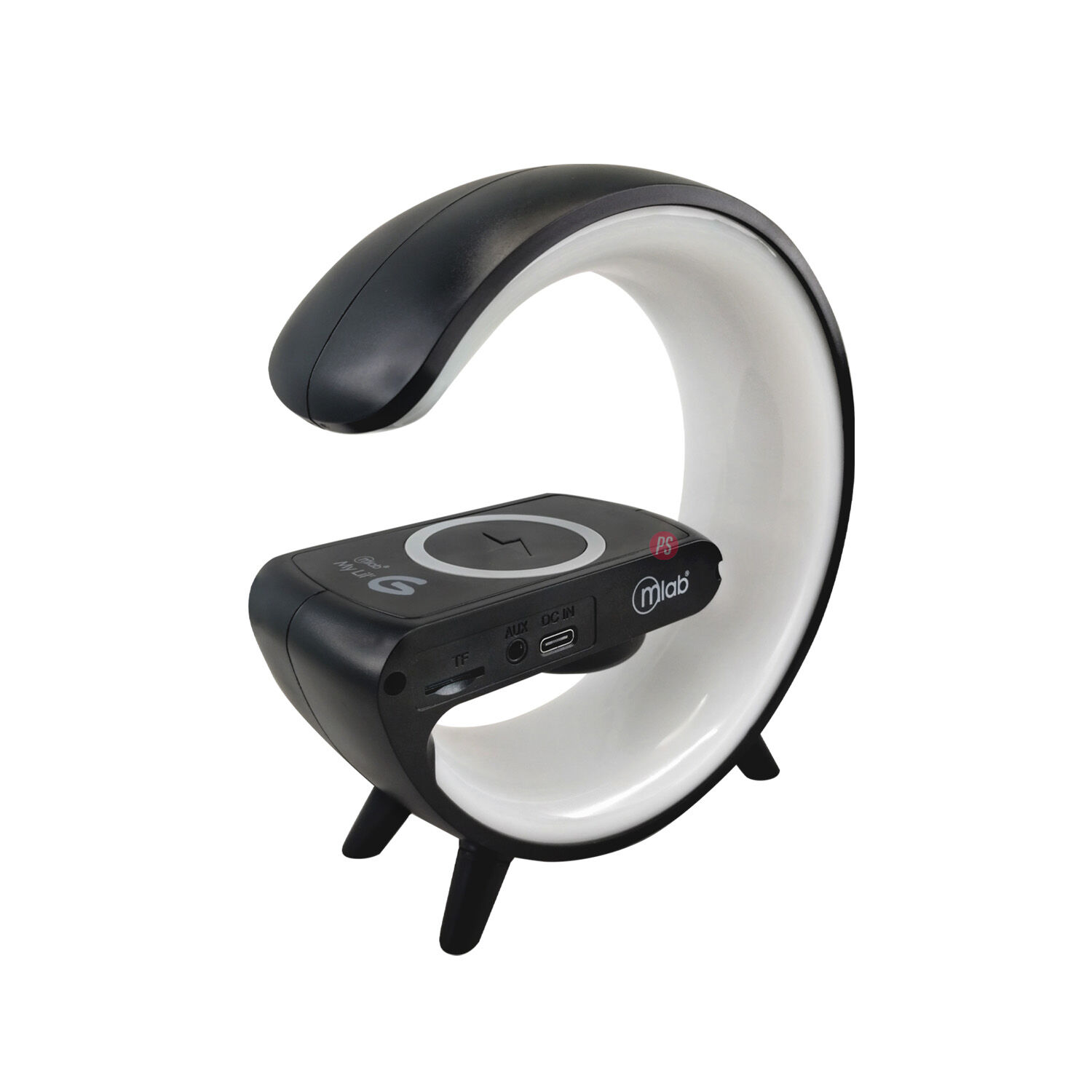 Parlante Bluetooth My Lil G Cargador Inal&aacute;mbrico Negro - Ps image number 2.0