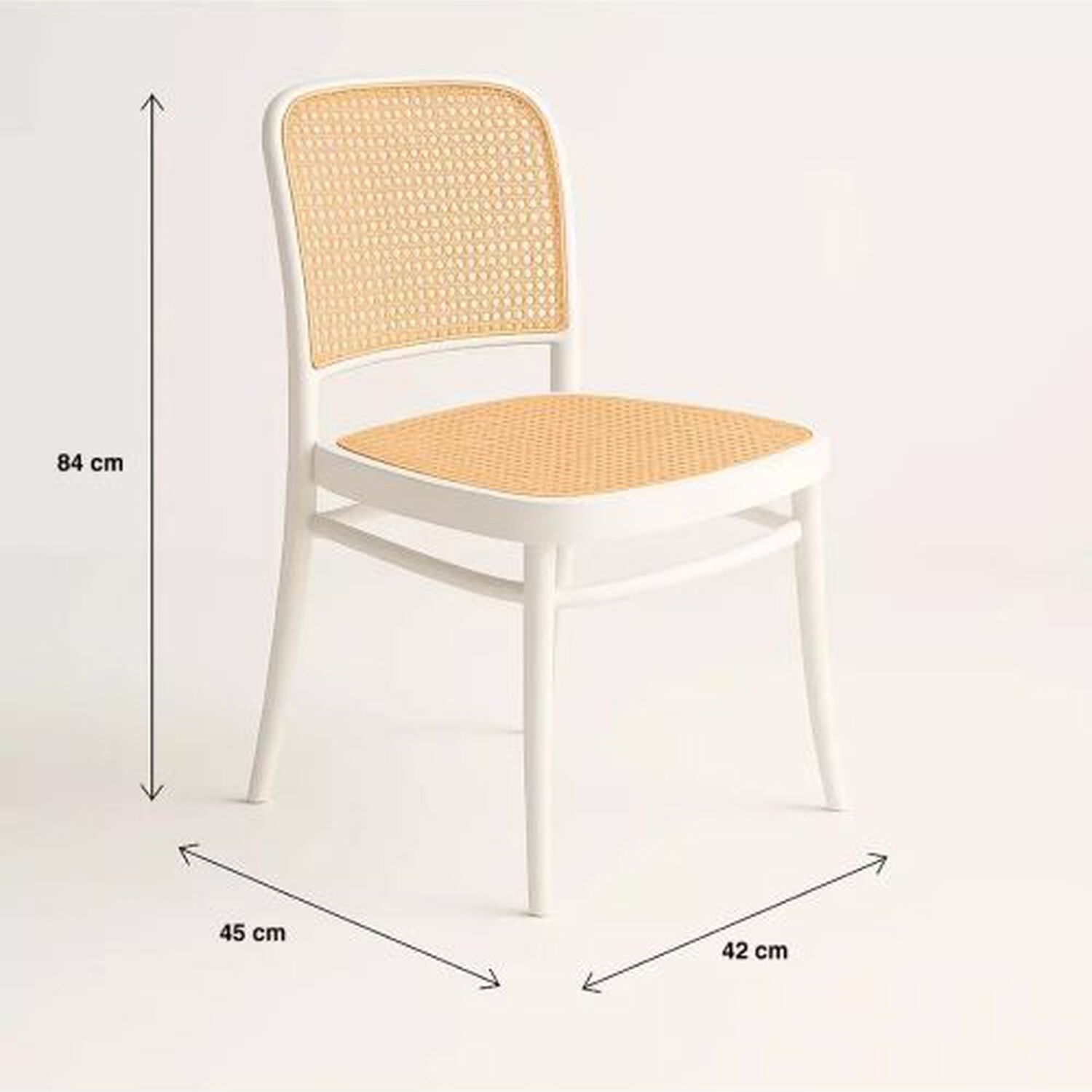 Silla Lombard&iacute;a Negra De Polipropileno Dise&ntilde;o Moderno image number 8.0
