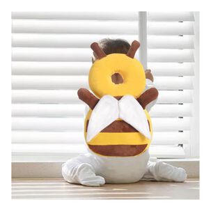 Mochila Cojin Protector Cabeza Bebe Anticaidas Abeja