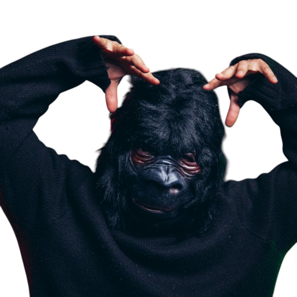 Máscara Látex Gorila Realista Disfraz Adulto Halloween image number 9.0