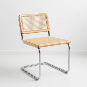Silla Breuer Madera Y Rattan - Madera