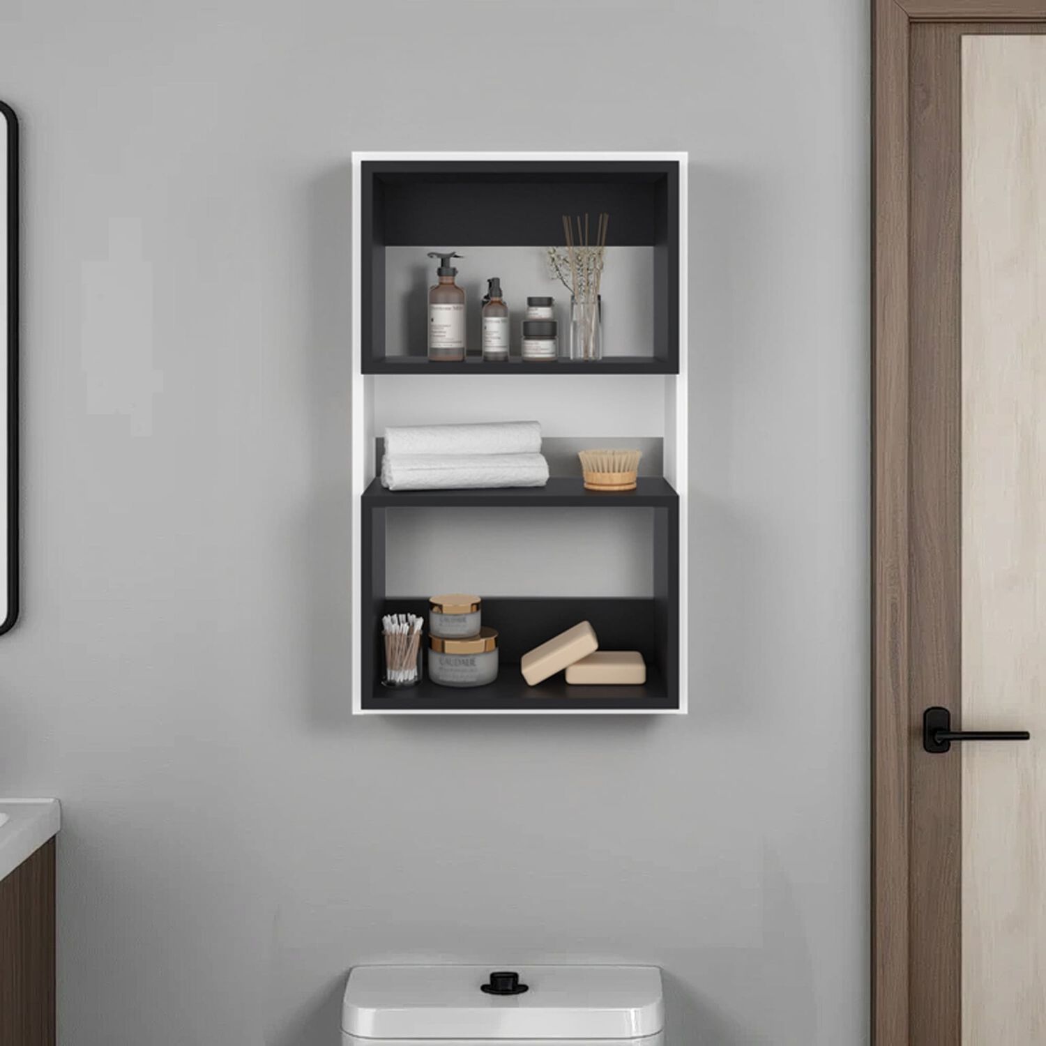 Mueble Auxilar Muro Ba&ntilde;o 75.3x45x18.9 Cm image number 4.0