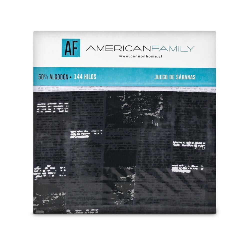 Juego De Sábanas American Family News / King / 144 Hilos image number 3.0