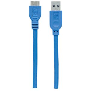 Cable De Datos Usb 3.0 Manhattan 354318 High Speed