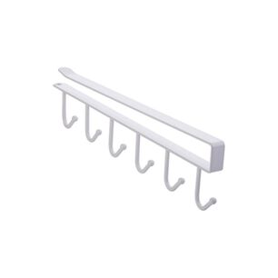 Colgador Organizador Soporte Tazas Utensilios Cocina Metal Blanco