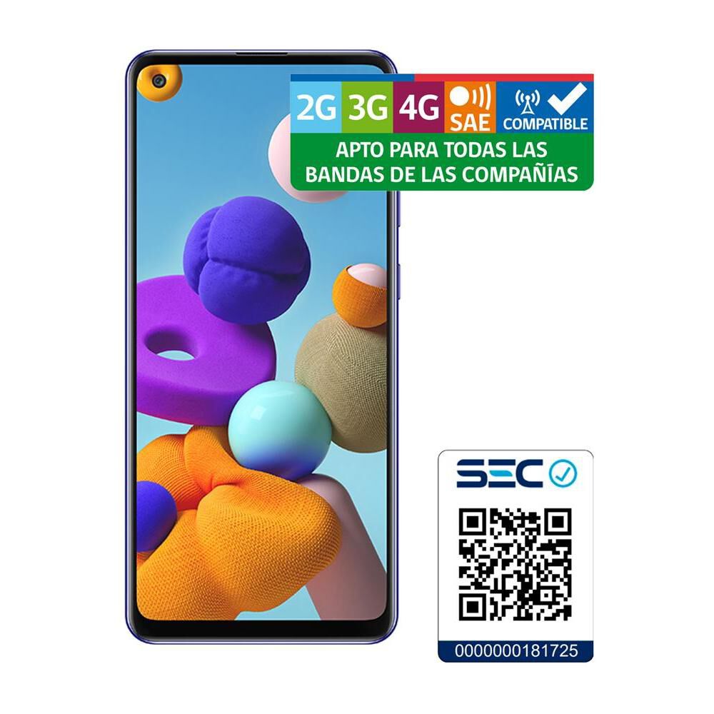 Smartphone Samsung A21s Azul / 128 Gb / Liberado image number 8.0