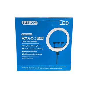 Aro De Luz Led Profesional Tripode Control Remoto 22 Pulgadas