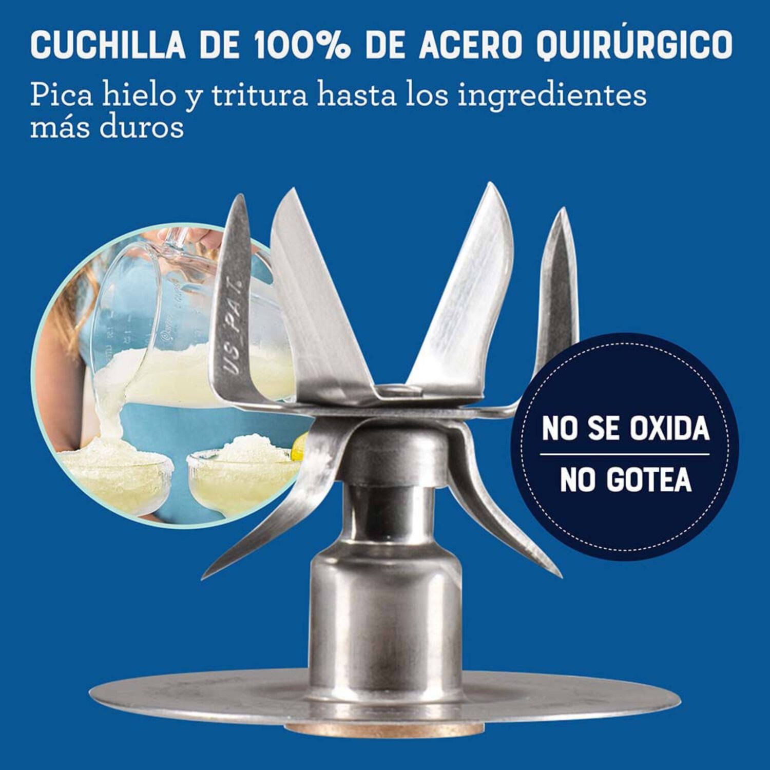 Licuadora Oster Con Tecnolog&iacute;a Reversible, 2 Programas Autom&aacute;ticos Y 3 Velocidades M&aacute;s Pulso image number 7.0