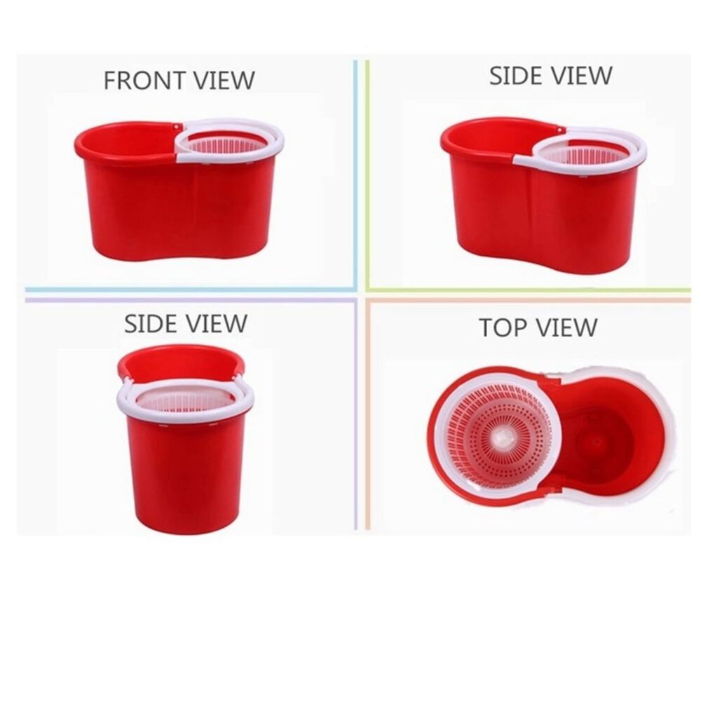 Mopa Centrifuga Con Balde Rojo image number 5.0