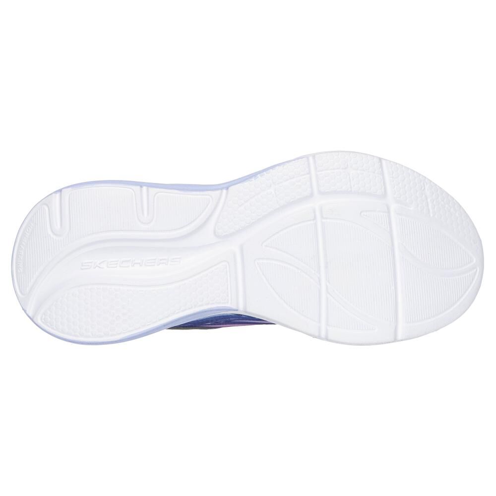 Zapatilla Infantil Con Luces Niña Skechers Cosmic Glow Navy image number 4.0
