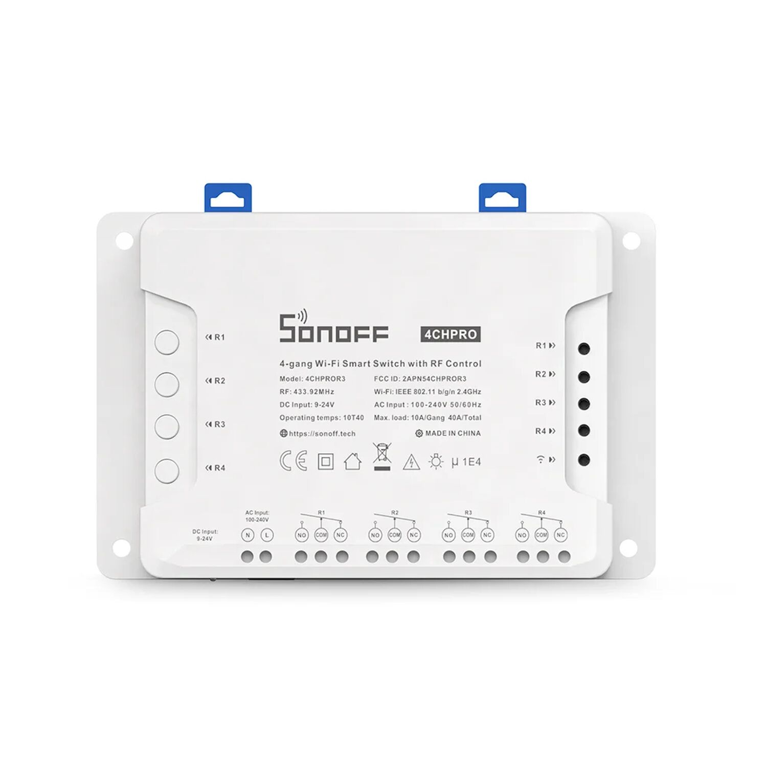 Interruptor Wifi Sonoff 4 Canales 4chpror3 image number 0.0