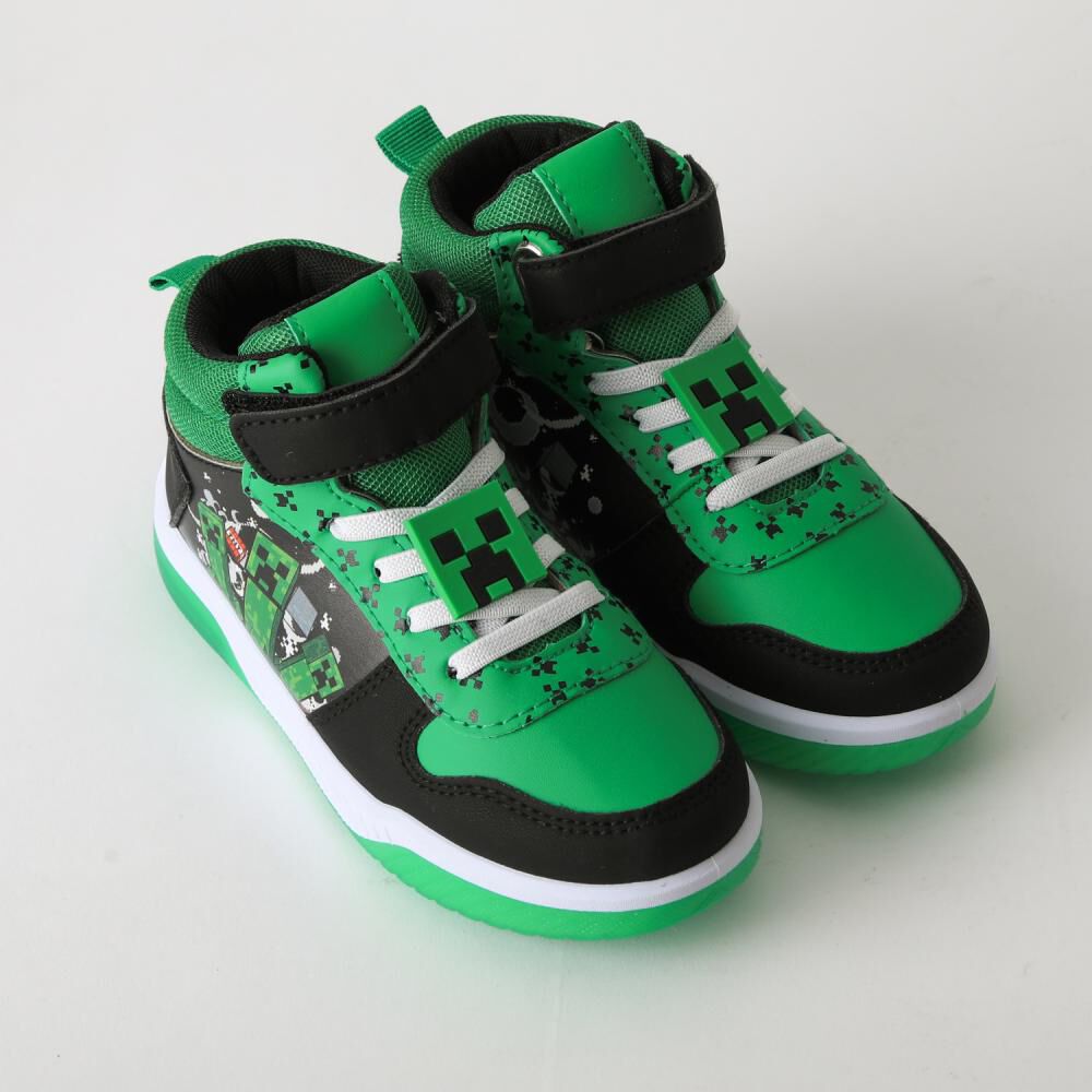 Zapatilla Infantil Con Luces Minecraft image number 1.0