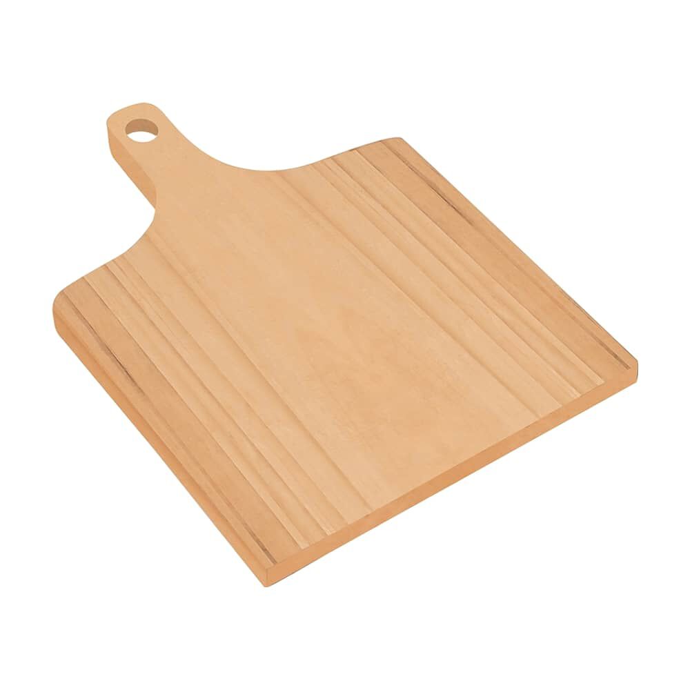 Tabla De Cortar Chica Natural Madera 25x25 Cm image number 1.0