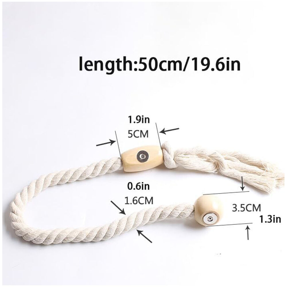 Pack De 02 Sujetadores - Abrazaderas Magneticas Para Cortinas Md03 image number 3.0