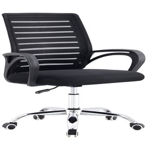 Silla De Oficina Ejecutiva Budapest Ergonomica Color Negro Bm-807 Arthome