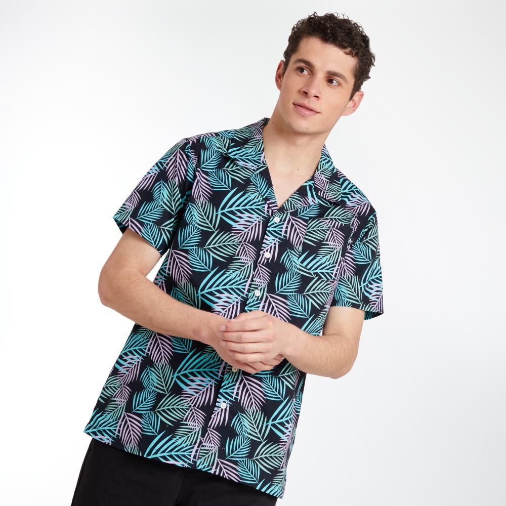 Camisa Slim Manga Corta Hombre Skuad image number 0.0