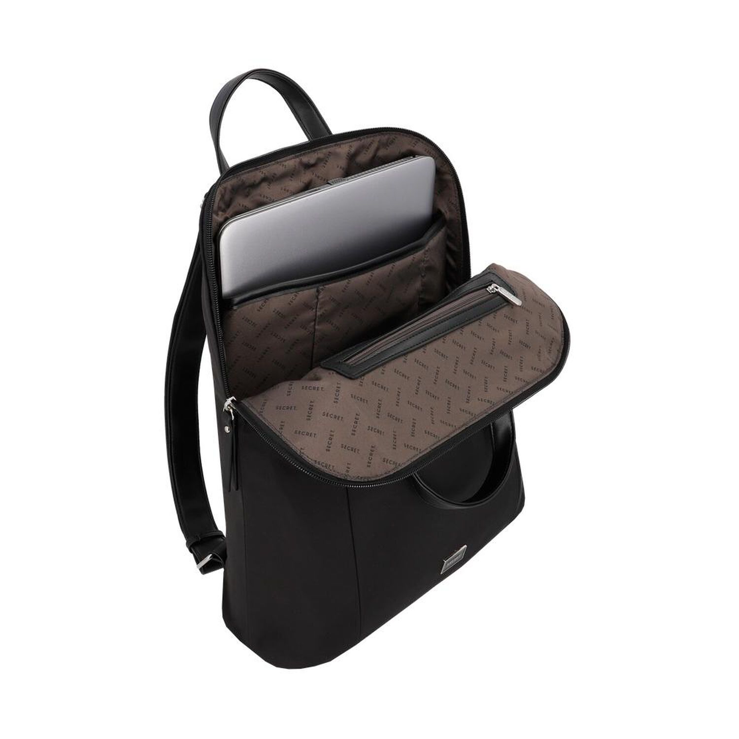 Mochila Notebook Secret Mykonos St6 Negro 15" image number 3.0