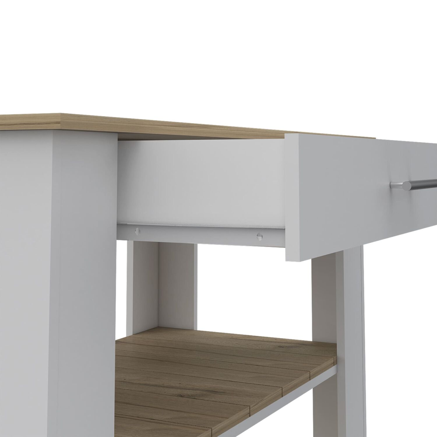 Isla De Cocina 101x93x50 Cm Fm-008b Blanco image number 6.0