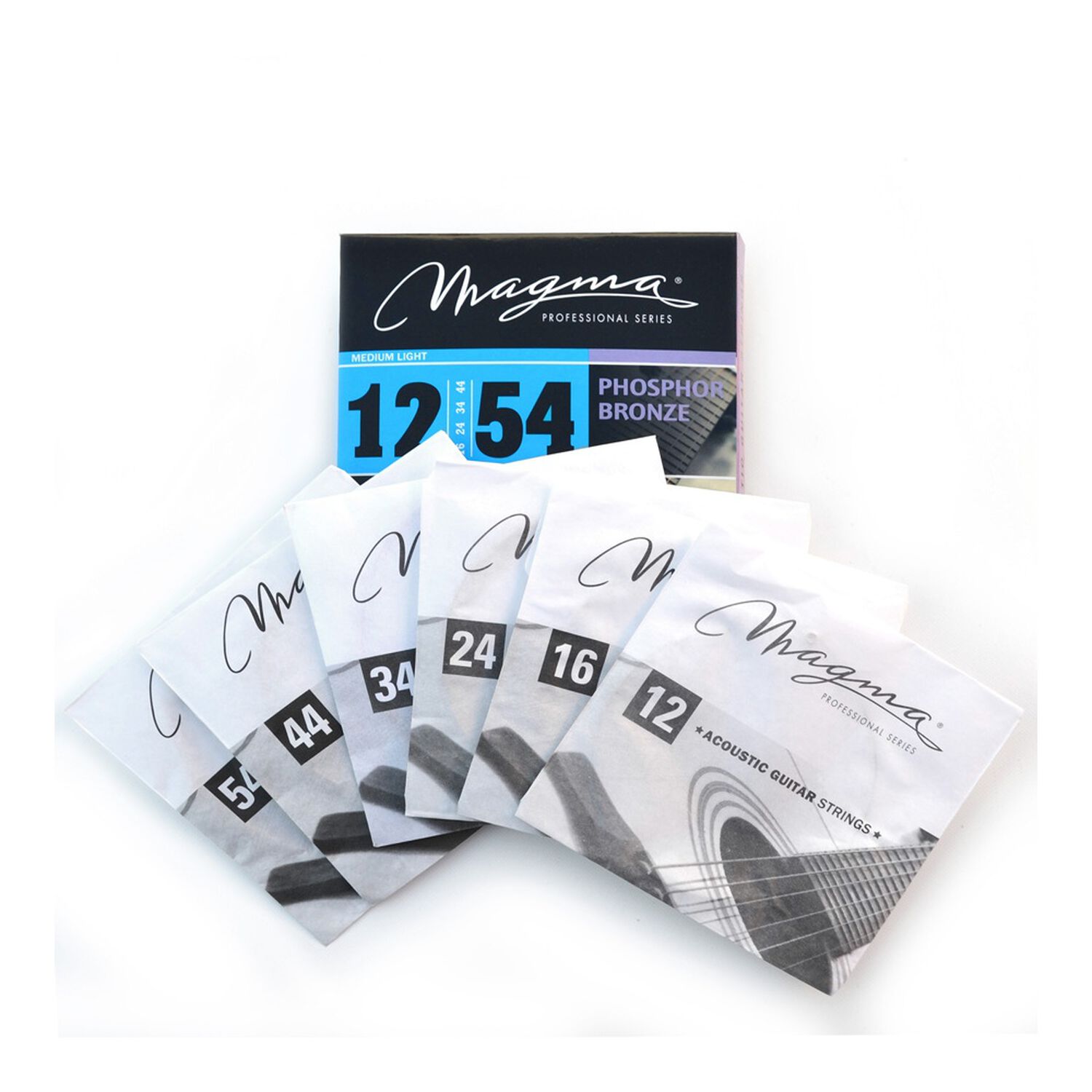 Set Cuerdas Guitarra Acustica Ga140pb Magma image number 3.0