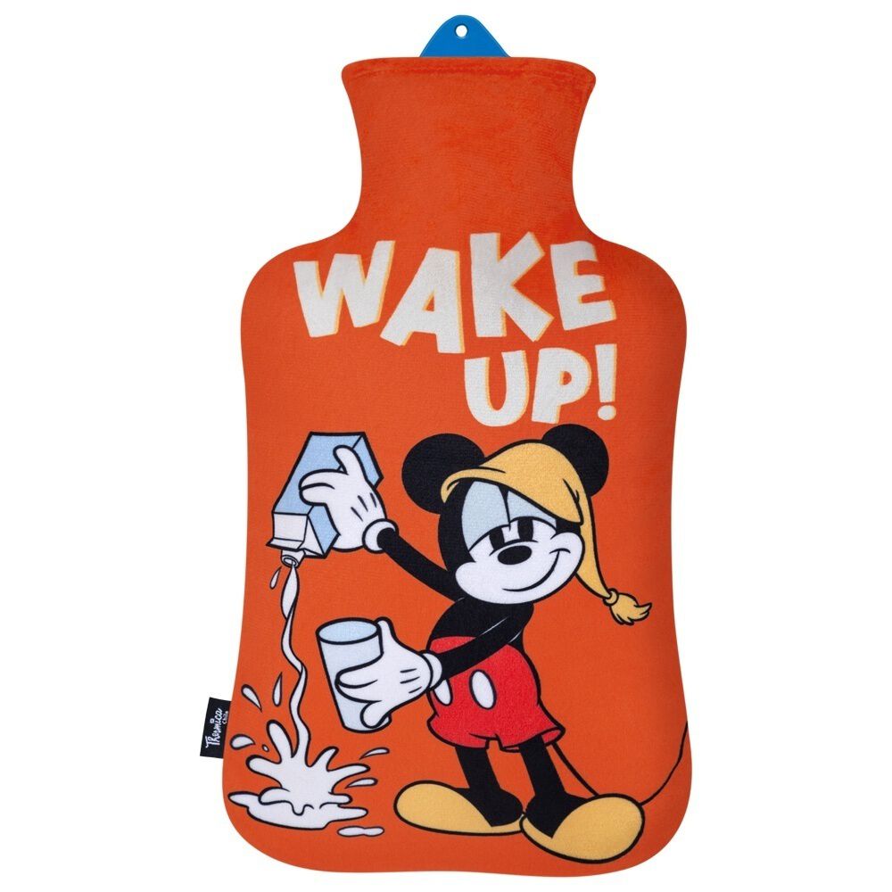 Guatero Disney Mickey Thermicachile Fondo Naranjo Wake Up image number 0.0