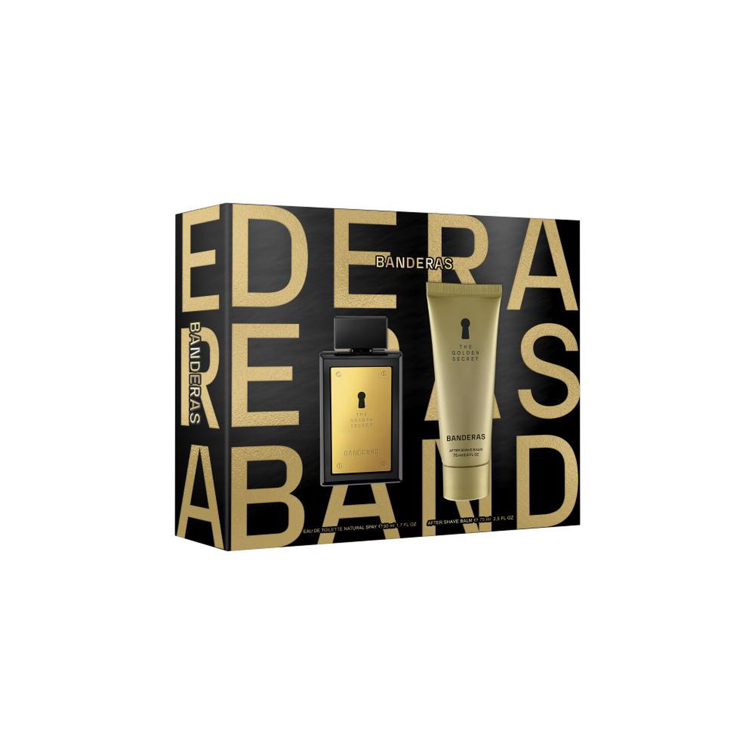 Set De Perfumer&iacute;a Hombre The Golden Secret Banderas / 50 Ml / Eau De Toilette + After Shave 75 Ml image number 0.0