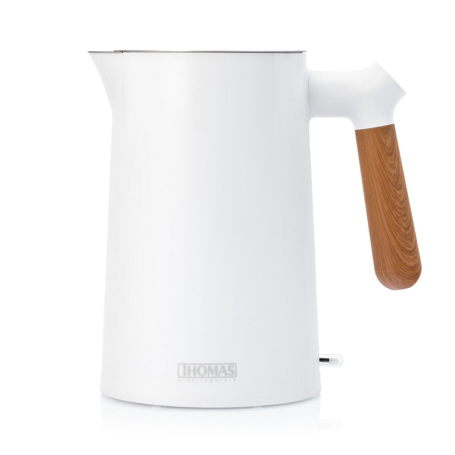 Hervidor El&eacute;ctrico Thomas Th6250b Cool Touch 1,7 Litros 2200w Tetera Jarro El&eacute;ctrico Dise&ntilde;o N&oacute;rdico Wood Texture Exterior Fr&iacute;o Al Tacto Interior Acero image number 6.0