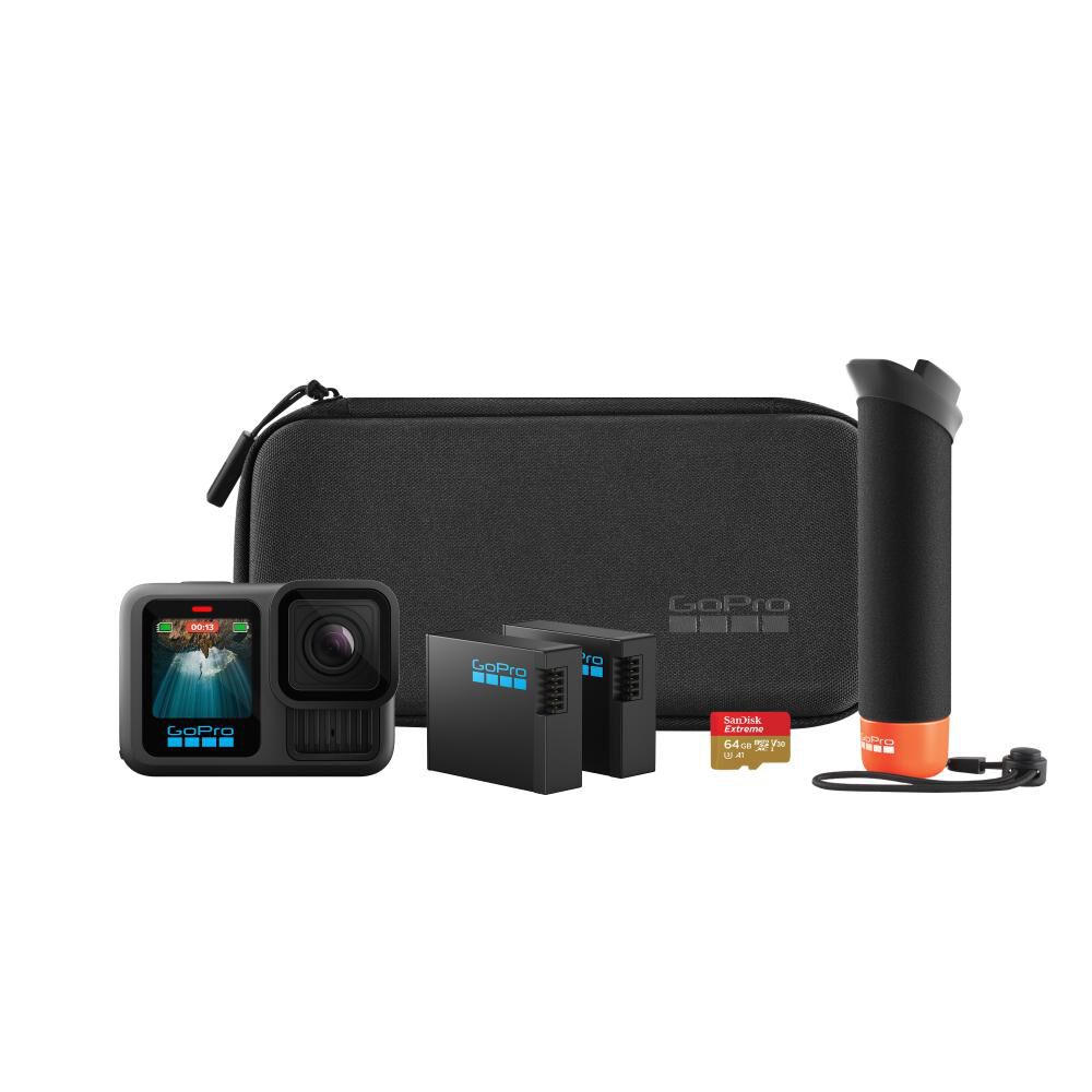 C&aacute;mara Deportiva Gopro Hero 13 Black + Accesorios Bundle image number 0.0