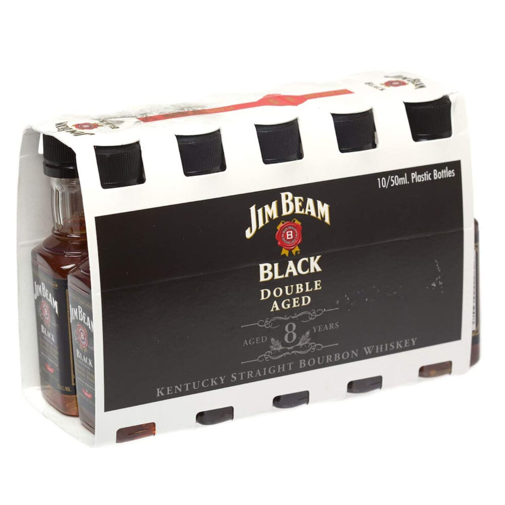 10 Jim Beam Black, Bourbon (50 Ml) image number 0.0