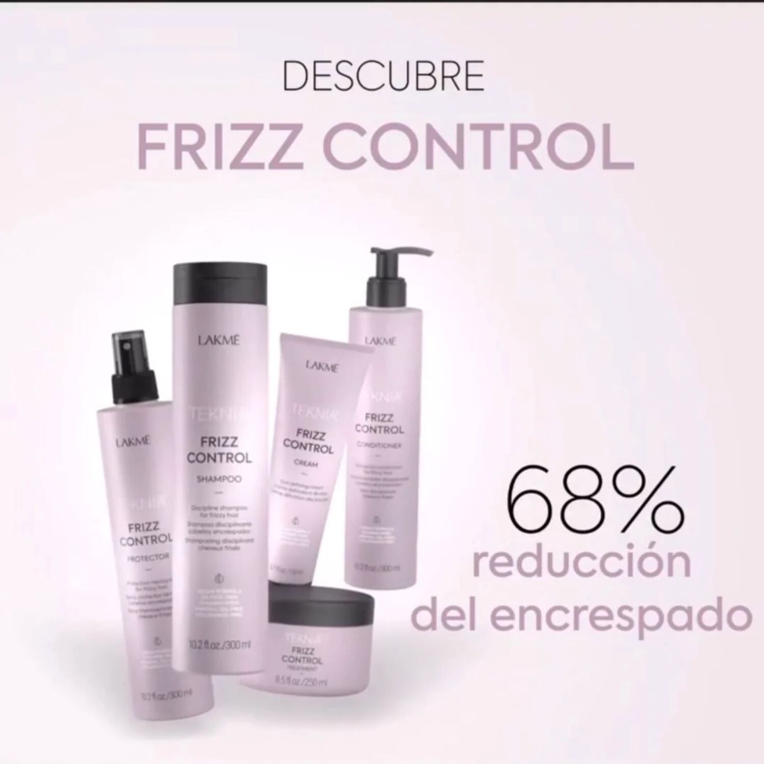 Shampoo Lakme Teknia Frizz Control 300ml image number 2.0