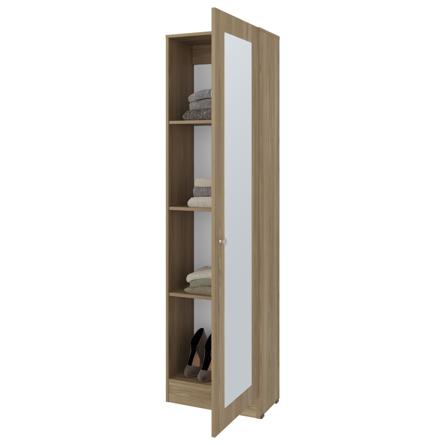 Closet 1 Puerta Con Espejo 180,1x49,1x30,2 Cm image number 2.0