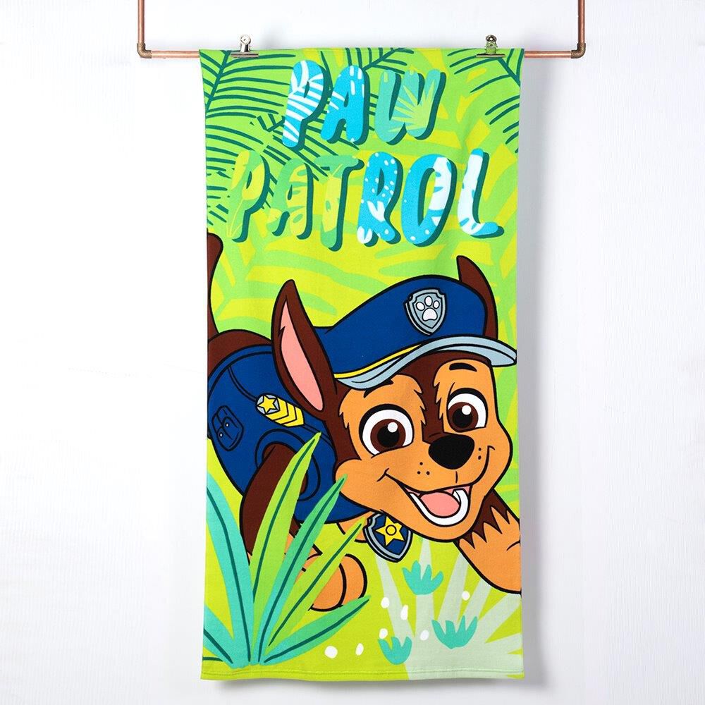 Toalla Playa C/bolso 70x140+33x42 Paw Patrol Jungle image number 0.0