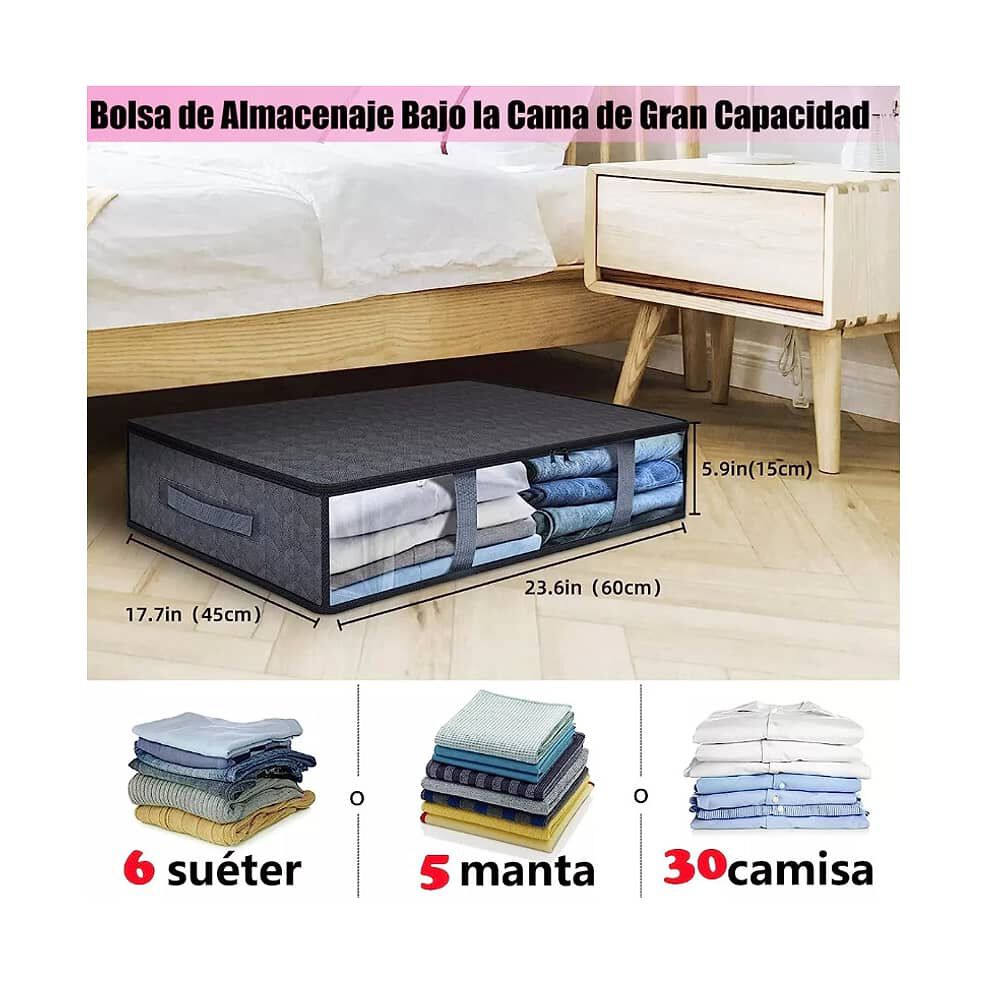 Pack 2 Organizador De Ropa Bajo Cama image number 3.0