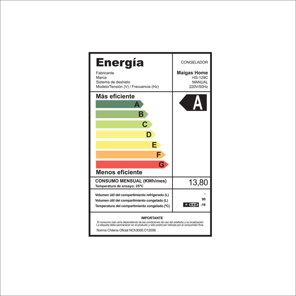 Congelador Dual Tapa Dura 100 Lt Hs-131c image number 4.0