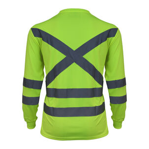 Polera Polo Dry Fit Verde Fluor M/larga Upf 25