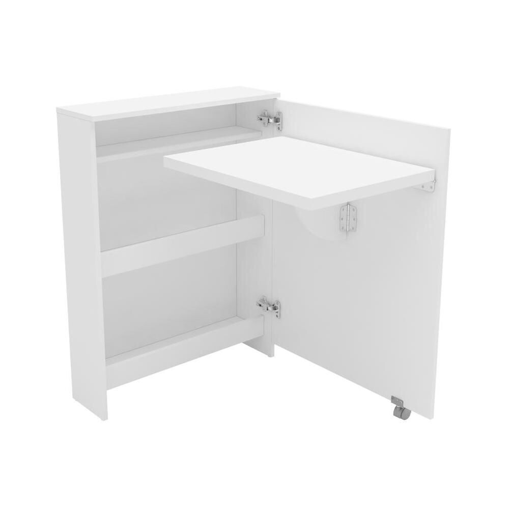 Escritorio Home Mobili Cansas + Librero Innovamuebles Amazonas Blanco image number 2.0