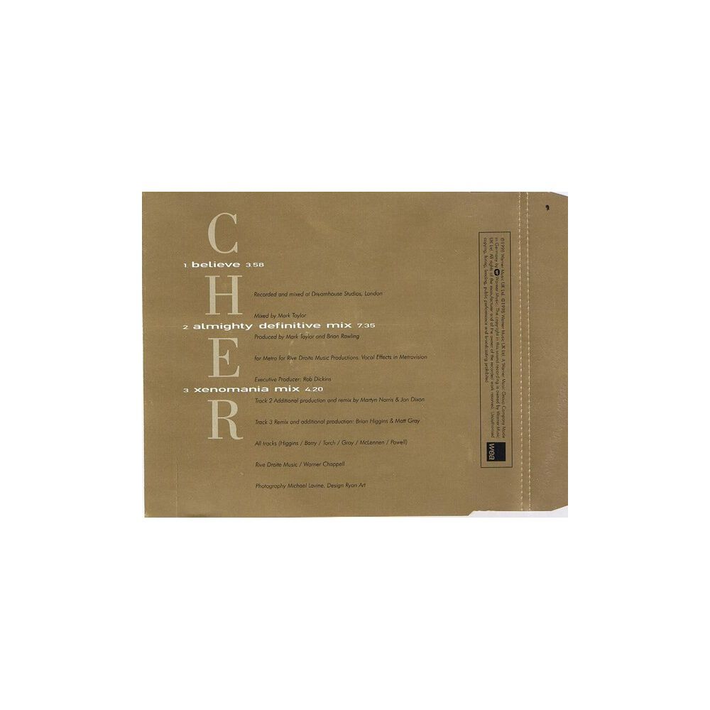 Cher - Believe | Cd Single Usado image number 1.0