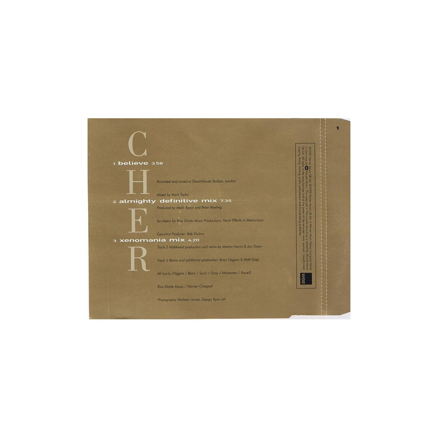 Cher - Believe | Cd Single Usado image number 1.0