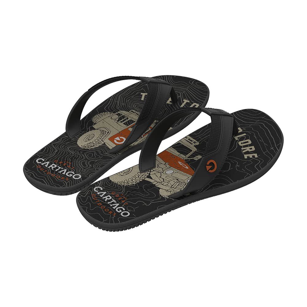 Sandalia Hombre Negro/gris Dakar Cartago image number 3.0